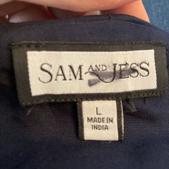 NWT V Neck Flowy Maxi Dress w/side slits & covered elastic shoulder straps - Picture 5 of 7